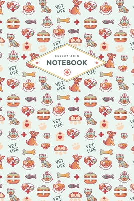 Bullet Grid Notebook: For Veterinarians and Veterianary Medicine Students - 120 pages - Handy Size