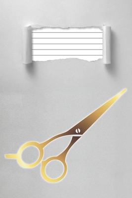 My Own Golden Appointment Handbook Hairdresser Hair Stylist Notebook: Professional Paperback Book Important Time Stamp Barber Textbook