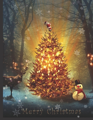 Christmas Coloring Book for Seniors: Easy Adult Coloring 