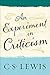 An Experiment in Criticism
