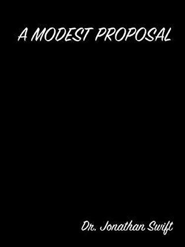 A MODEST PROPOSAL