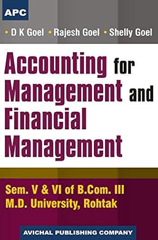 Accounting for Management and Financial Management Semester V & VI of B.Com. III