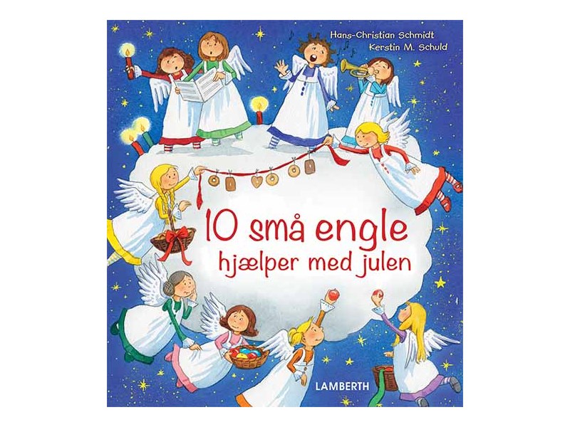 10 små engle hjælper med julen