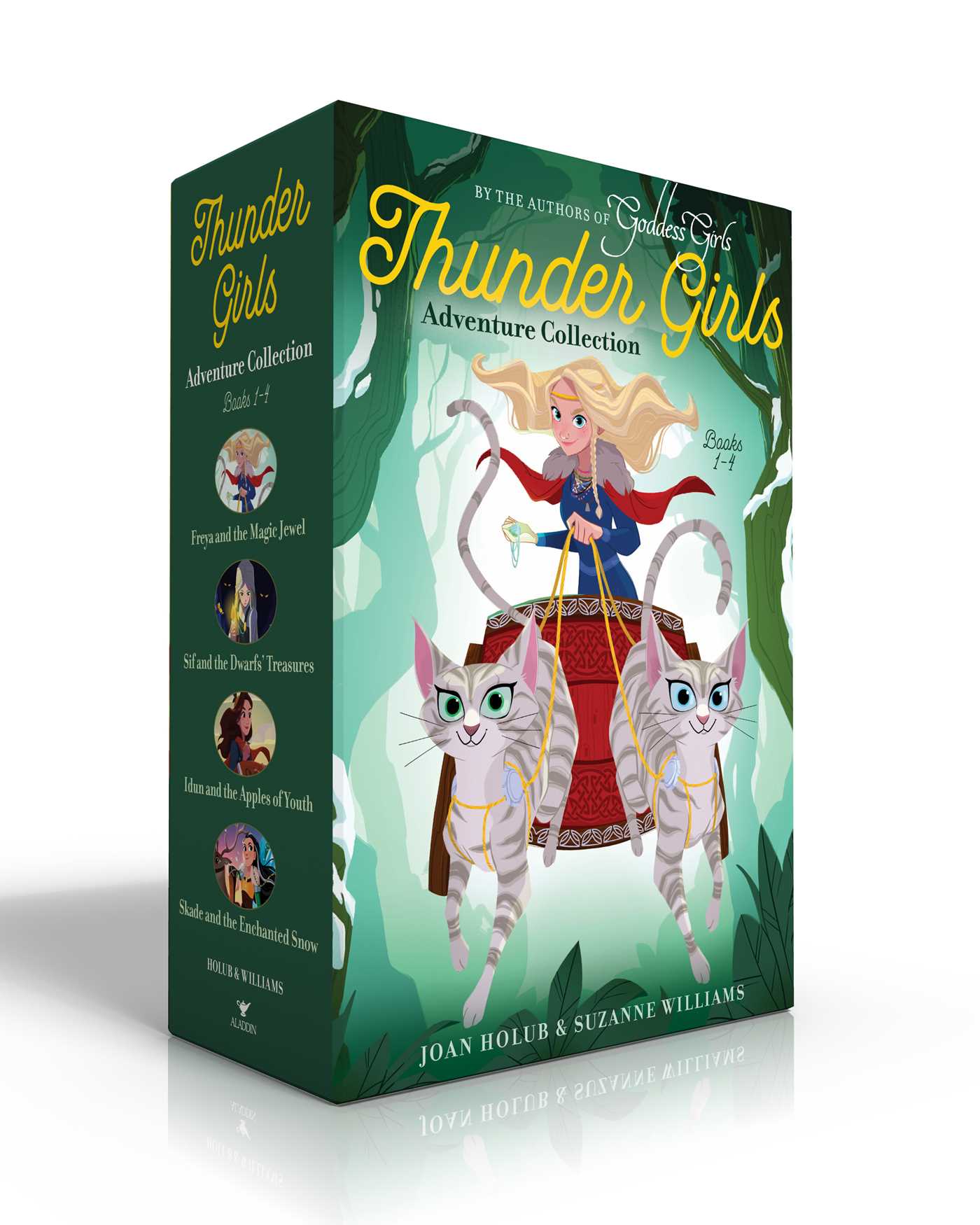 Thunder Girls Adventure Collection Books 1-4: Freya and the Magic Jewel; Sif and the Dwarfs' Treasures;  Idun and the Apples of Youth; Skade and the Enchanted Snow (Paperback)