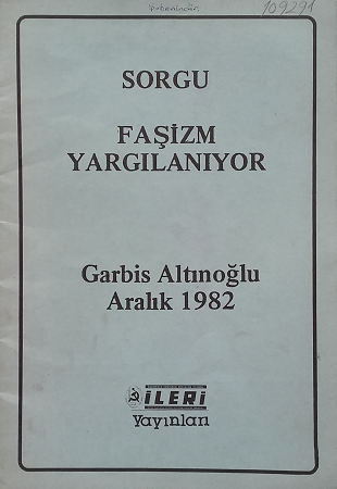 Sorgu: Faşizm Yargılanıyor