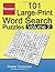 Funster 101 Large-Print Word Search Puzzles, Volume 2: Word search book for adults