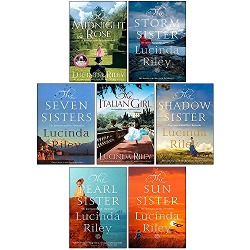 Lucinda Riley The Seven Sisters Series 7 Books Set (The Midnight Rose, The Storm Sister, The Seven Sisters, The Italian Girl, The Shadow Sister, The Pearl Sister, The Sun Sister [Hardcover])