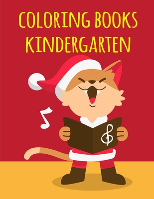 coloring books kindergarten: Funny animal picture books for 2 year olds