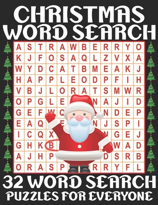 Christmas Word Search 32 Word Search Puzzles for Adults And Kids: Xmas Word Search 8.5" x 11" Large Print (Fun Puzzlers Large Print Word Search Books)