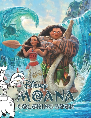 Moana Coloring Book: Wonderful gift for girls who loves Moana