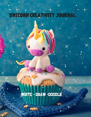 Unicorn Creativity Journal : Write Draw Doodle for Women Girls Teens - Big Size 8.5" x 11" - Lined Sketch Dotted Paper - For Journaling, Creative ... Journaling, Sketching, Drawing, Taking Notes
