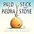 Palo y piedra/Stick and Stone: Bilingual English-Spanish (Spanish Edition)