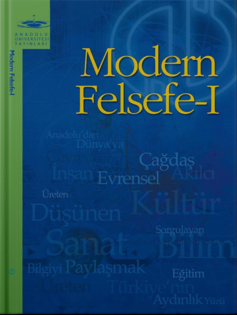 Modern Felsefe 1