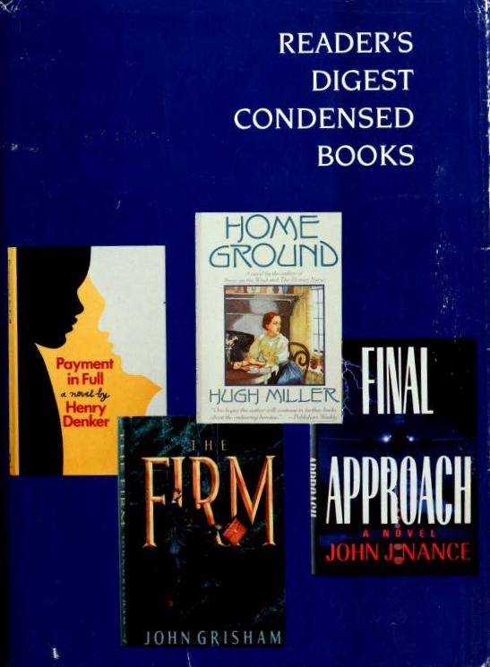 Reader's Digest Condensed Books: Volume 3 1991