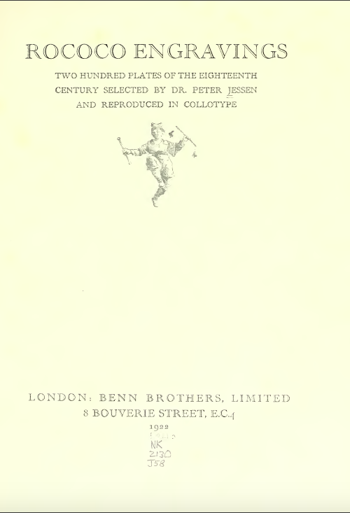 Rococo Engravings: Two Hundred Plates of the Eighteenth Century