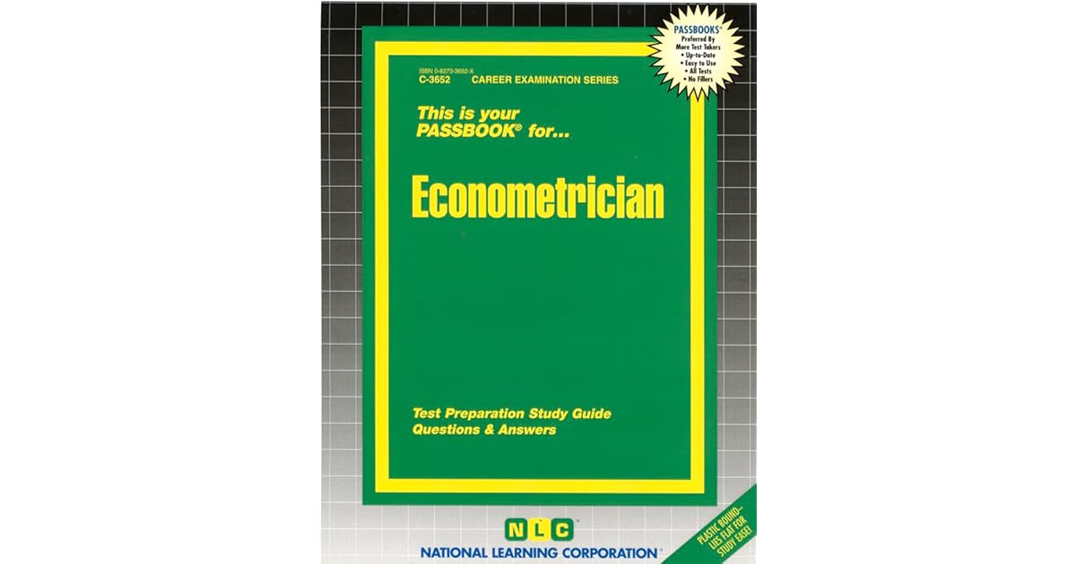 econometrician-passbooks-study-guide-by-national-learning-corporation