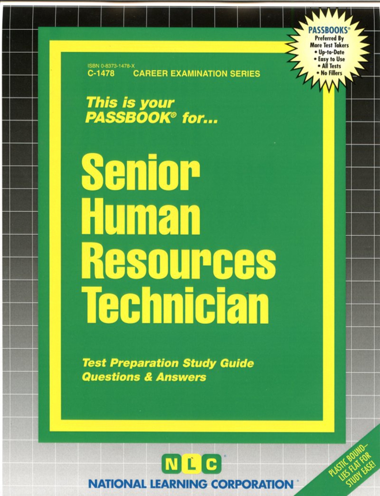 Senior Human Resources Technician(Passbooks) (Career Examination Series)