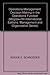 Operations Management: Decision Making in the Operations Function (Mcgraw-Hill International Editions: Management and Organization Series)