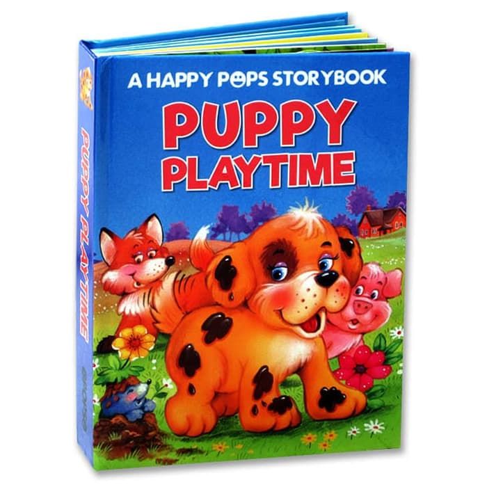 Puppy Playtime [A Happy Pops Storybook] (Board book)