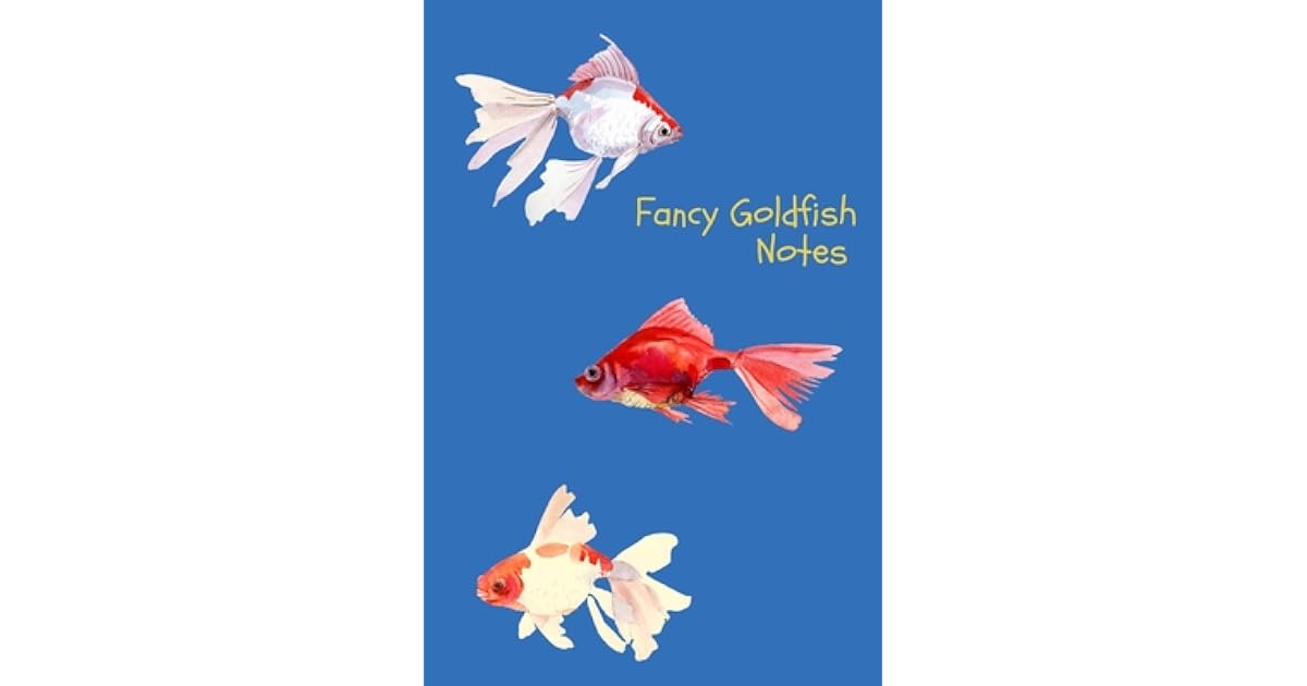 Fancy Goldfish Notes Aquarium Goldfish Hobbyist Record Keeping Book