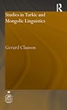 Studies in Turkic and Mongolic Linguistics (Royal Asiatic Society Books)