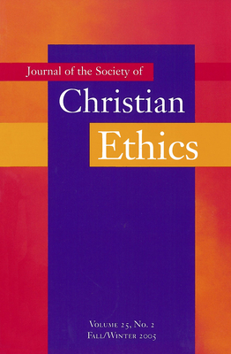 Journal of the Society of Christian Ethics: Fall/Winter 2018