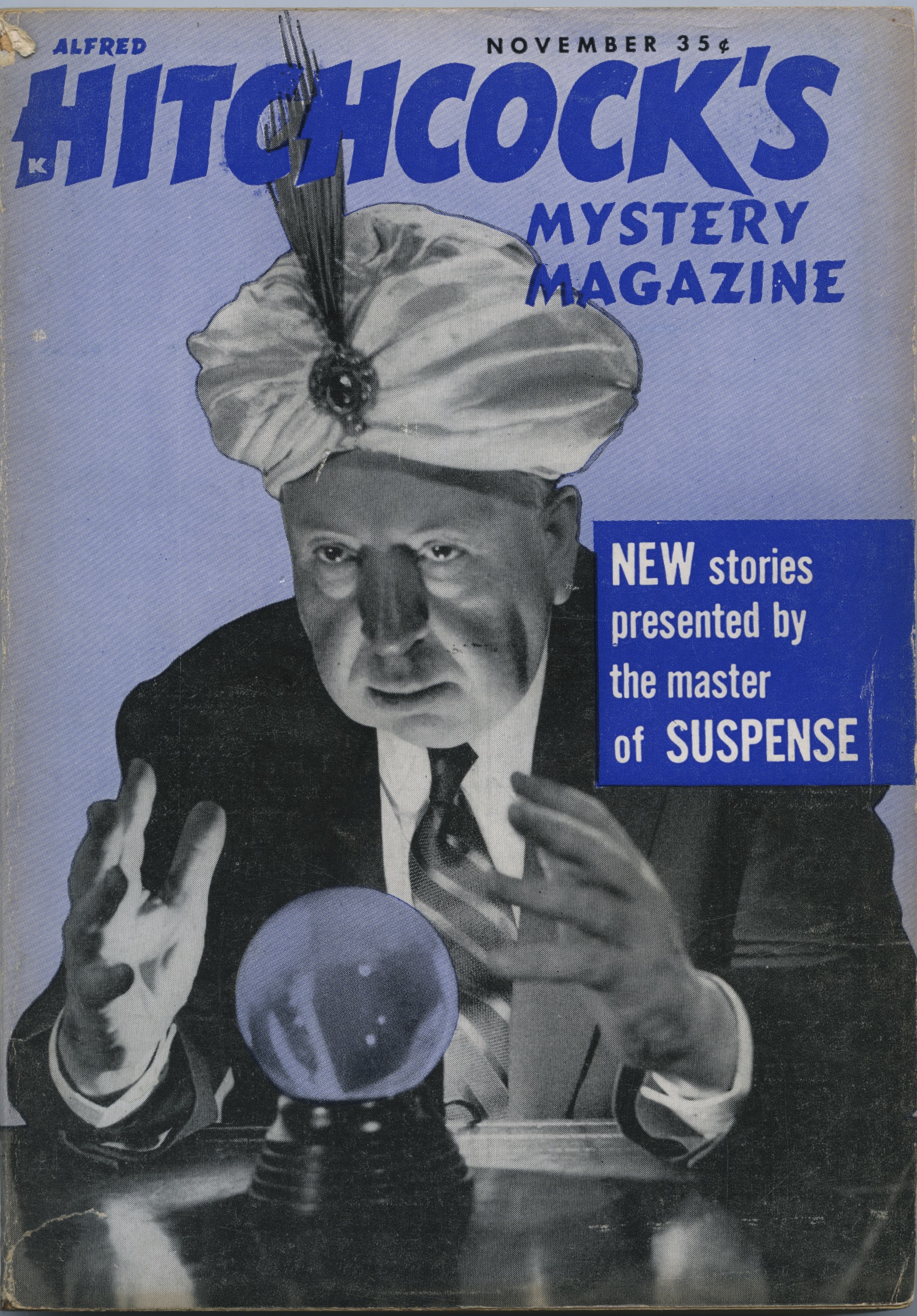 Alfred Hitchcocks Mystery Magazine November 1960 (Paperback)