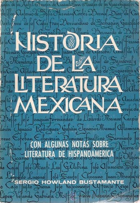 Historia de la literatura mexicana