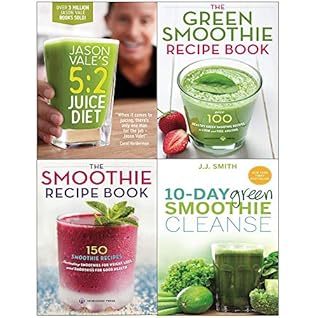 Jason vale's 5:2 juice diet[hardcover], 10-day green smoothie cleanse and recipe book 4 books collection set