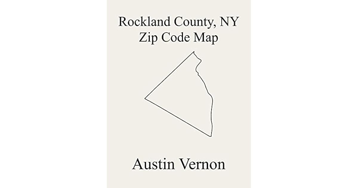 Rockland County, New York Zip Code Map Includes Ramapo, Haverstraw