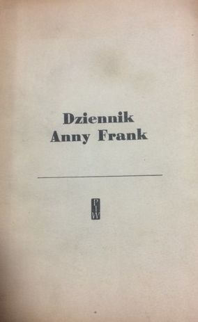 Dziennik Anny Frank