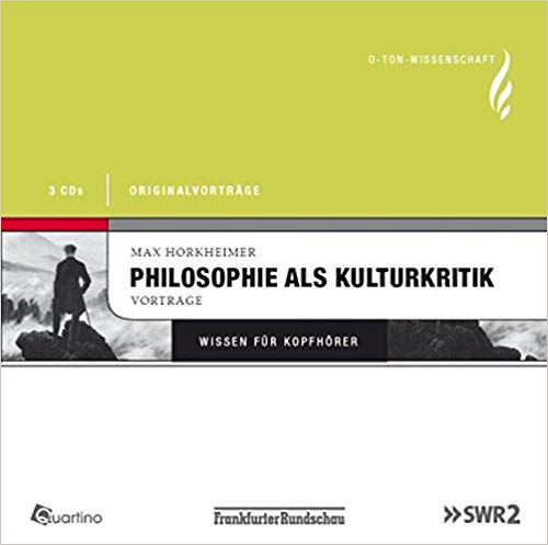 Philosophie als Kulturkritik