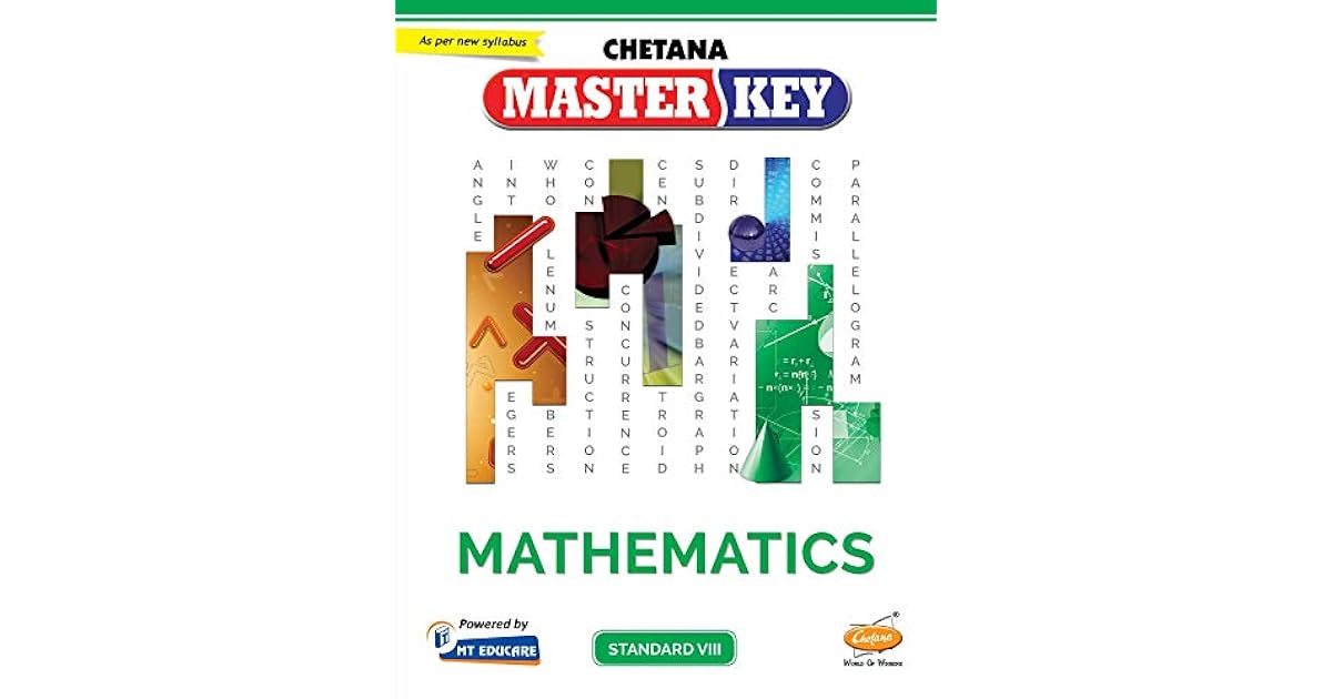 Std. 8 Master Key Mathematics by Chetana Publications