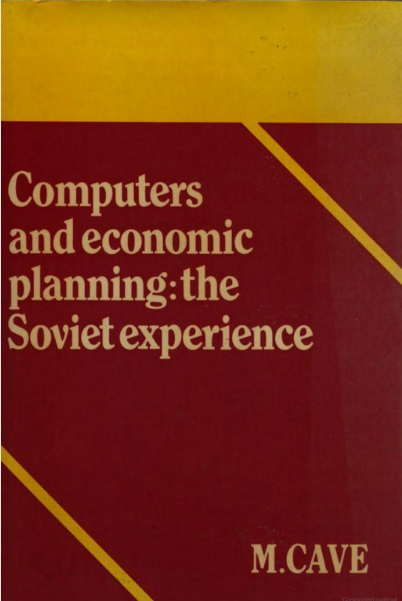 Computers and Economic Planning: The Soviet Experience (Hardcover)