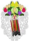 THE GEOMETRIC VEGETABLE GARDEN'S COLOURING BOOK