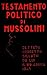Testamento politico di Mussolini
