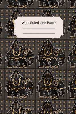 Hindu Art Inspirational, Motivational and Spiritual Theme Wide Ruled Line Paper