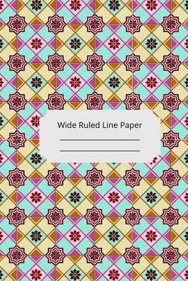 Islam Art Inspirational, Motivational and Spiritual Theme Wide Ruled Line Paper