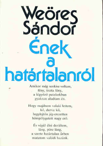 Ének a határtalanról