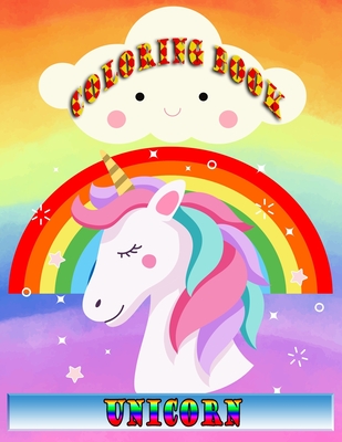 Unicorn coloring book: 50 unique design unicorn coloring book for kids-large size(8.5x11)