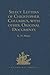 Select Letters of Christopher Columbus, with other Original D... by R.H. Major
