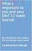 What's important to you and your life? 52-week Journal by Caroline McCullough
