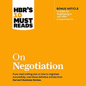 HBR's 10 Must Reads on Negotiation (HBR's 10 Must Reads Series)