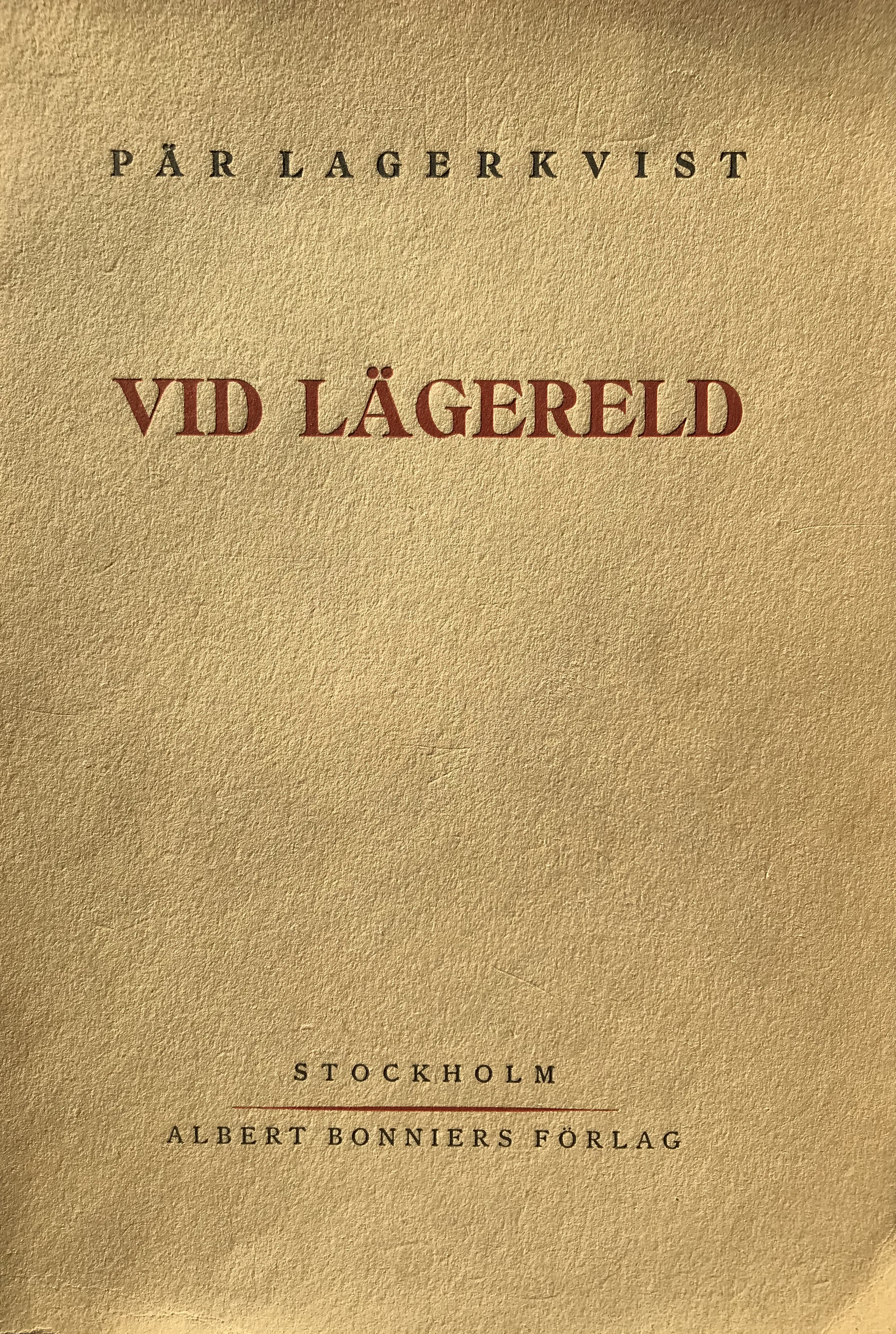 Vid Lägereld (Unknown Binding)