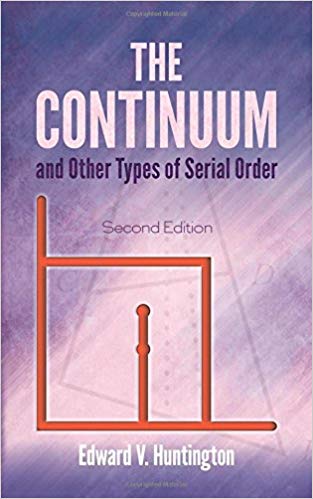 The Continuum, and Other Types of Serial Order, with an Introduction to Cantor's Transfinite Numbers