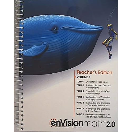Envision Math 2 0 Teachers Edition Volume 1 Topics 1 7 Grade 5 By Scott Foresman Addison Wesley
