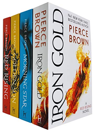 The Red Rising 4 Books Collection Set (Iron Gold, Morning Star, Golden Son, Red Rising)