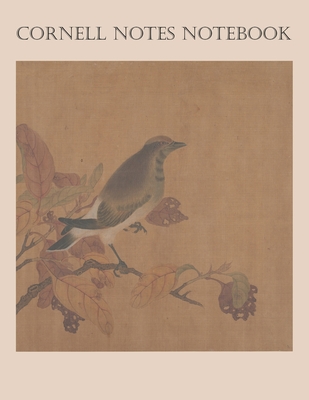 Cornell Method Notebook: Perfect for studying, notetaking, college work: Vintage Chinese artwork cover