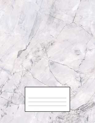 Cornell Method Notebook: Perfect for studying, notetaking, college work: White marble cover
