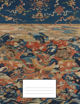 Cornell Method Notebook: Perfect for studying, notetaking, college work: Vintage Chinese artwork cover: Phoenix and birds